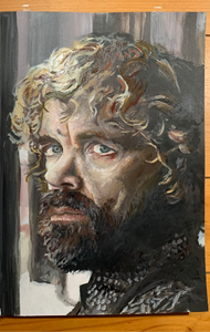 Original 1/1 Oil on Paper Painting "Tyrion"
