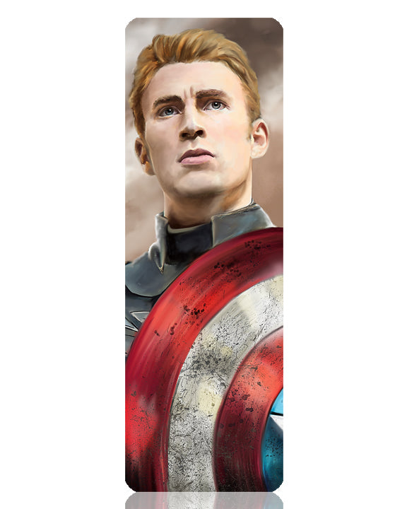 Captain America Metal Bookmark
