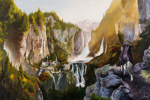 Original 1/1 Oil on Canvas Painting or Limited Edition Print "Rivendell"