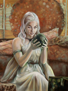 Limited Edition Print on Canvas "Mother of Dragons"