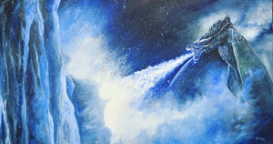 Limited Edition Canvas Print "Ice Dragon”