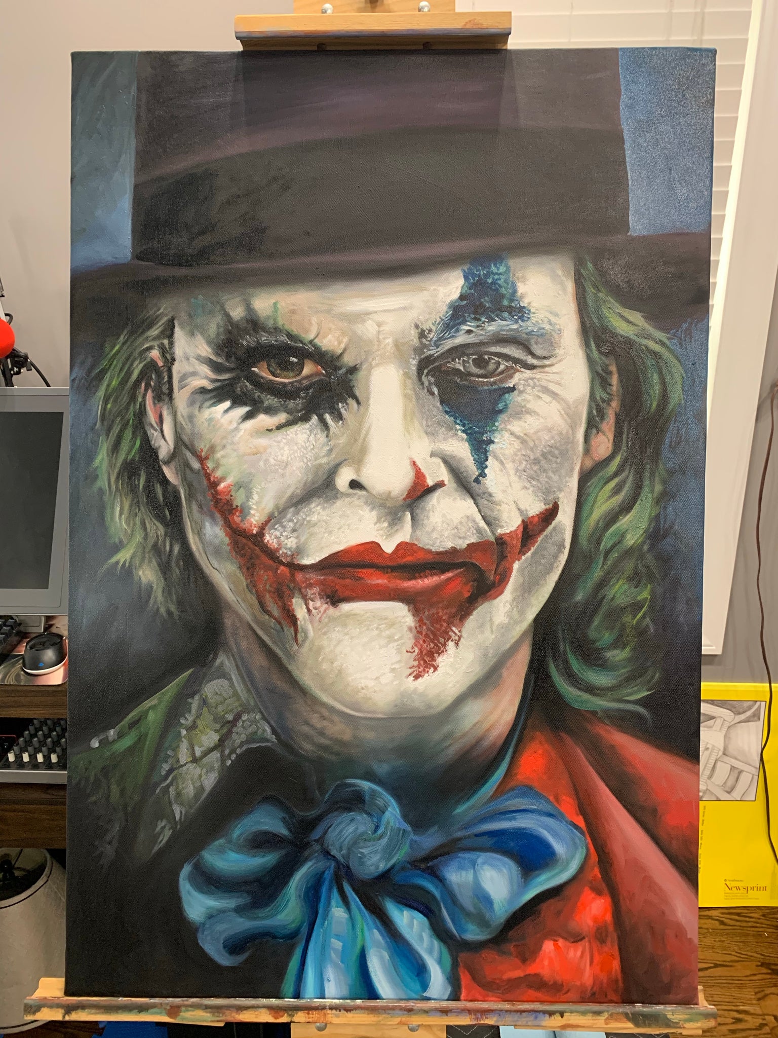 Original 1/1 Oil on Canvas Painting "Joker Trip"