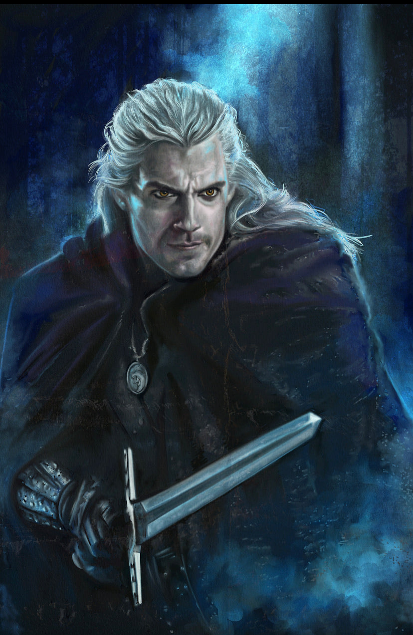 The Witcher Geralt of Rivia Print