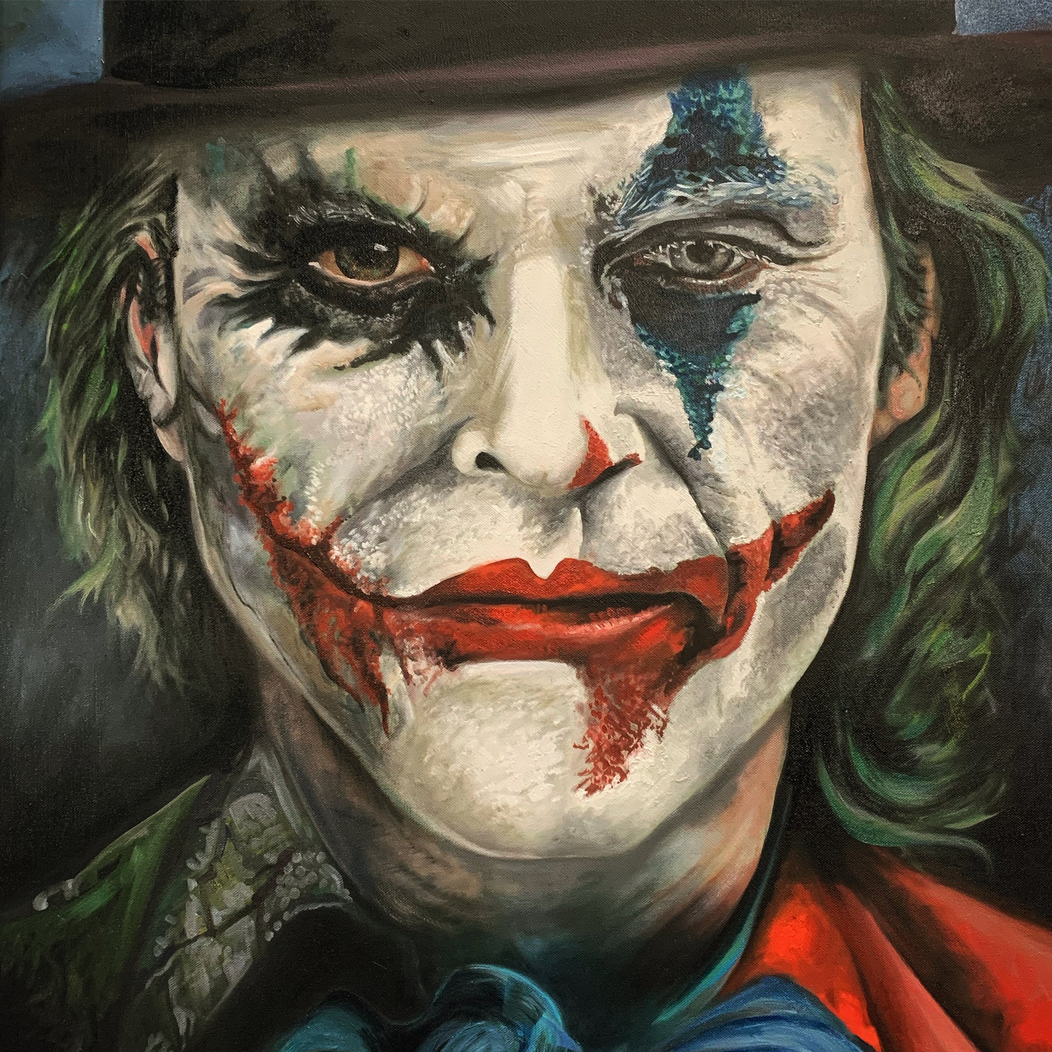 Joker Triple Threat Portrait Print