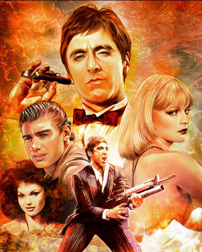 Scarface Compilation Print
