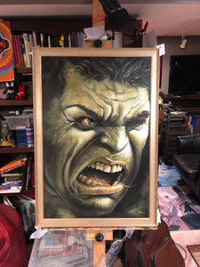 Original 1/1 Oil on Canvas Painting "Hulk II"